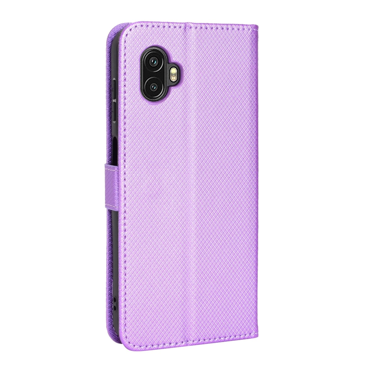 KÖNIG DESIGN Book Case, Bookcover, Samsung, Xcover Violett Pro, 6 Galaxy