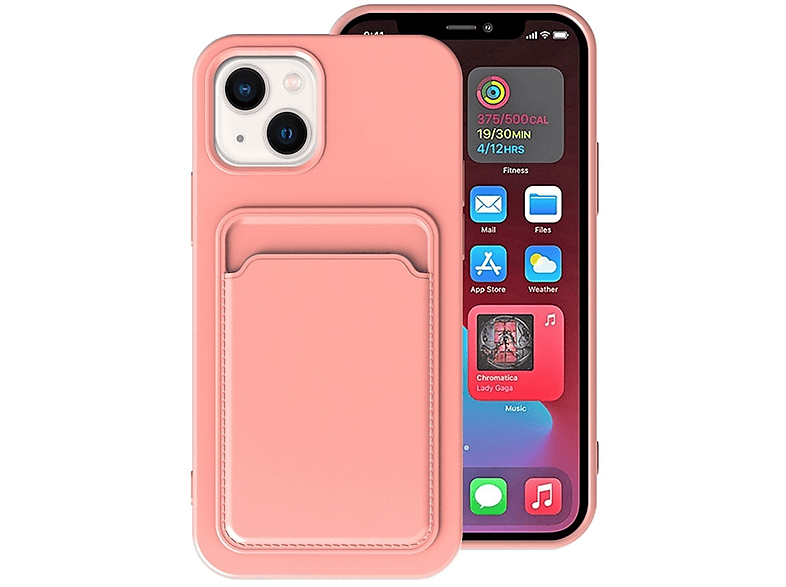 KÖNIG DESIGN Case, Backcover, Apple, iPhone 14, Hell-Pink