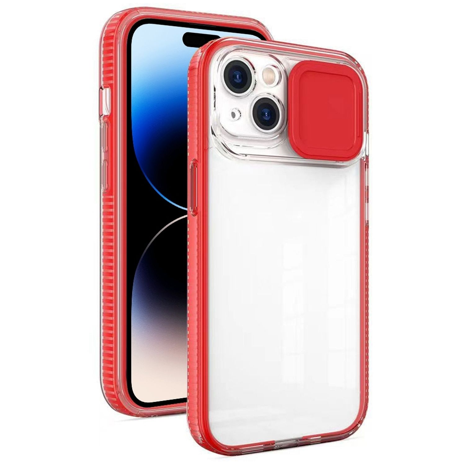 KÖNIG DESIGN Case, Backcover, Apple, 14 Pro, Rot iPhone
