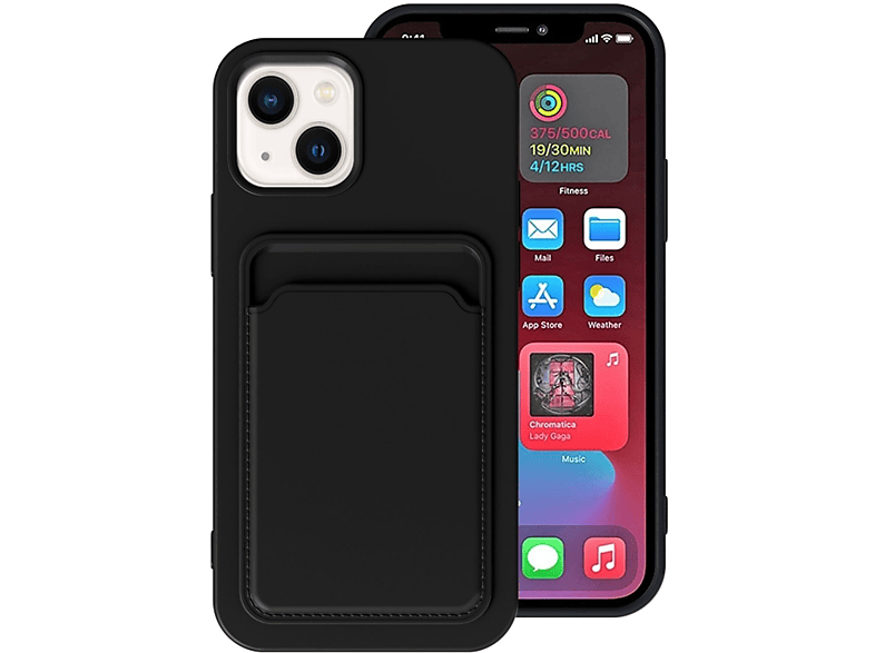 Apple, 14, Schwarz iPhone KÖNIG Case, Backcover, DESIGN