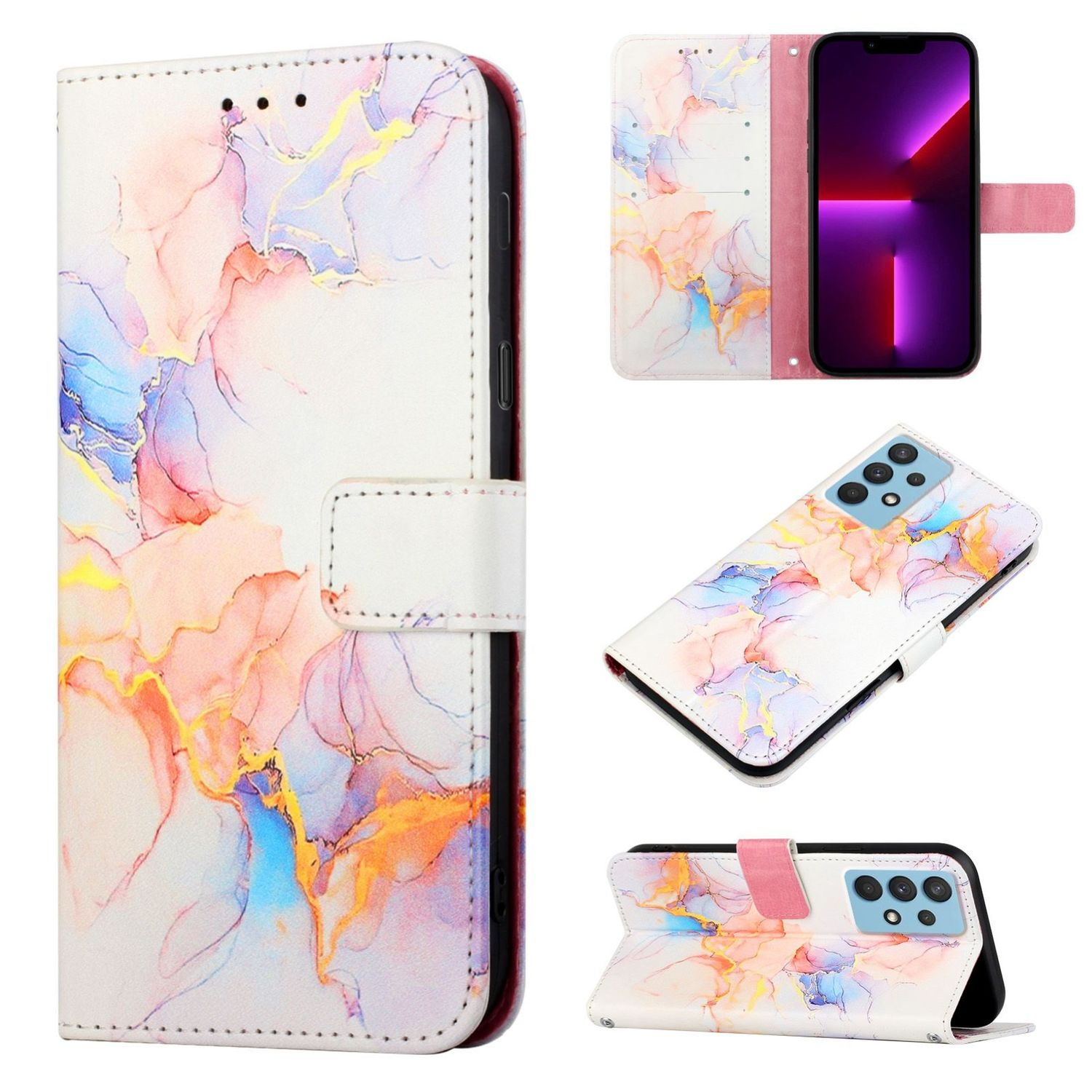 Motiv 3 Galaxy Bookcover, KÖNIG Case, 5G, DESIGN Samsung, A33 Book