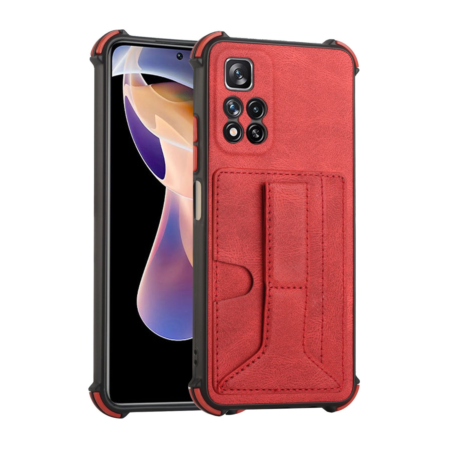 KÖNIG DESIGN Case, Backcover, Rot Redmi / 5G, 11 Pro 11 Note Note Pro+ Xiaomi