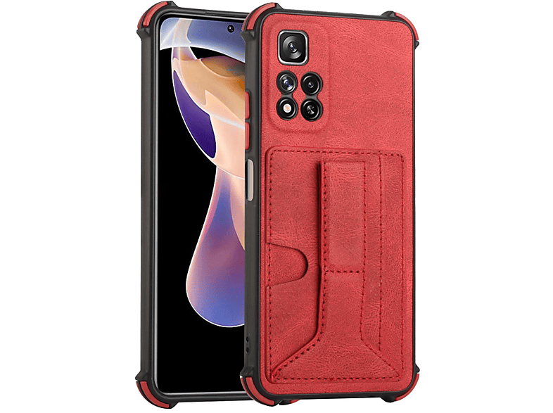 5G, Xiaomi, / Note Pro Case, 11 KÖNIG Pro+ Redmi 11 Backcover, DESIGN Rot Note