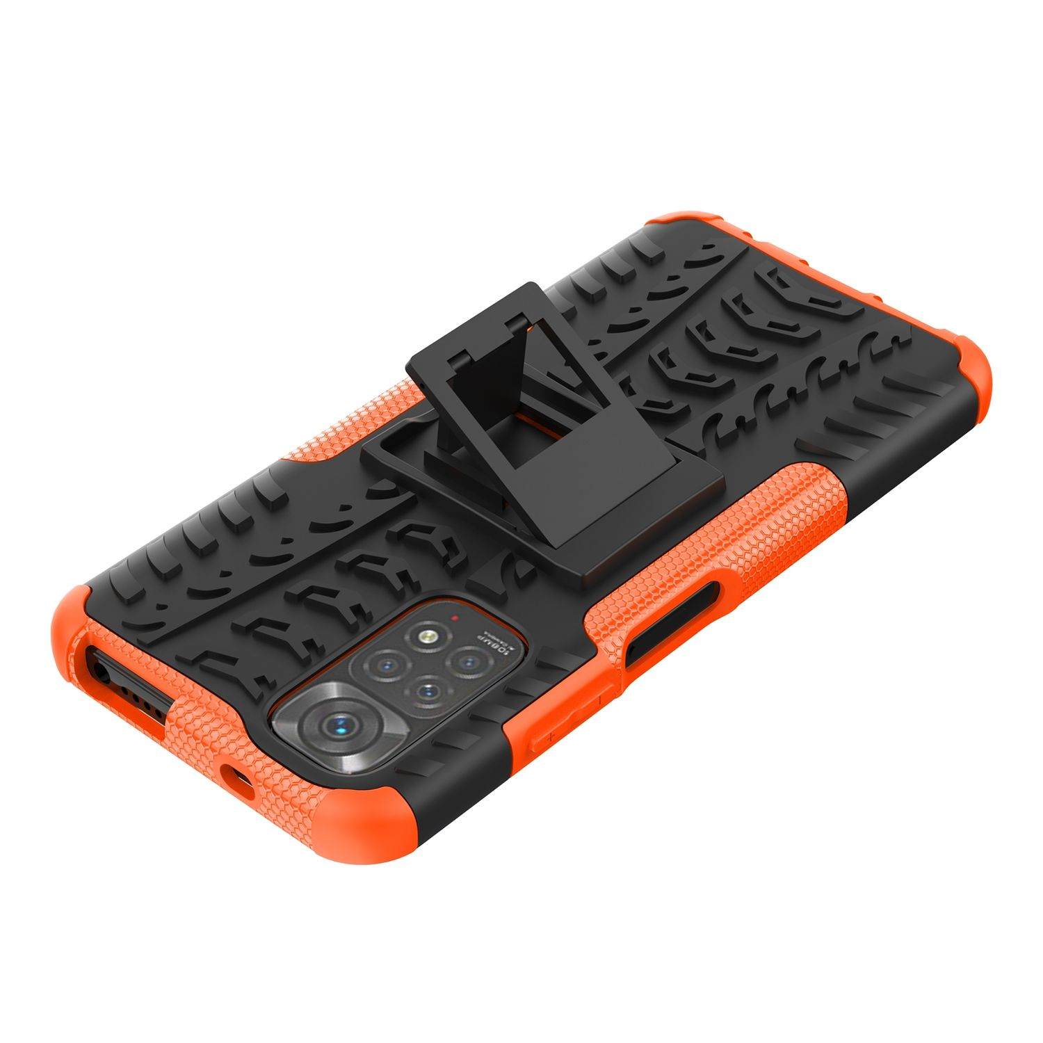 KÖNIG DESIGN Case, / Redmi Note Note Global, Orange 11S 11 Xiaomi, Backcover