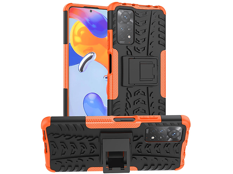 Pro 11 DESIGN Redmi KÖNIG Note Backcover, Orange 5G, Xiaomi, Case,