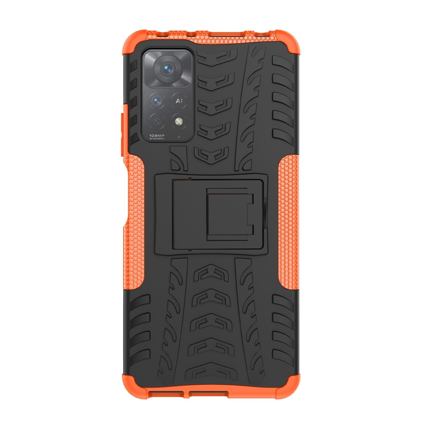11 Backcover, Case, Redmi Pro KÖNIG 5G, Xiaomi, Orange DESIGN Note