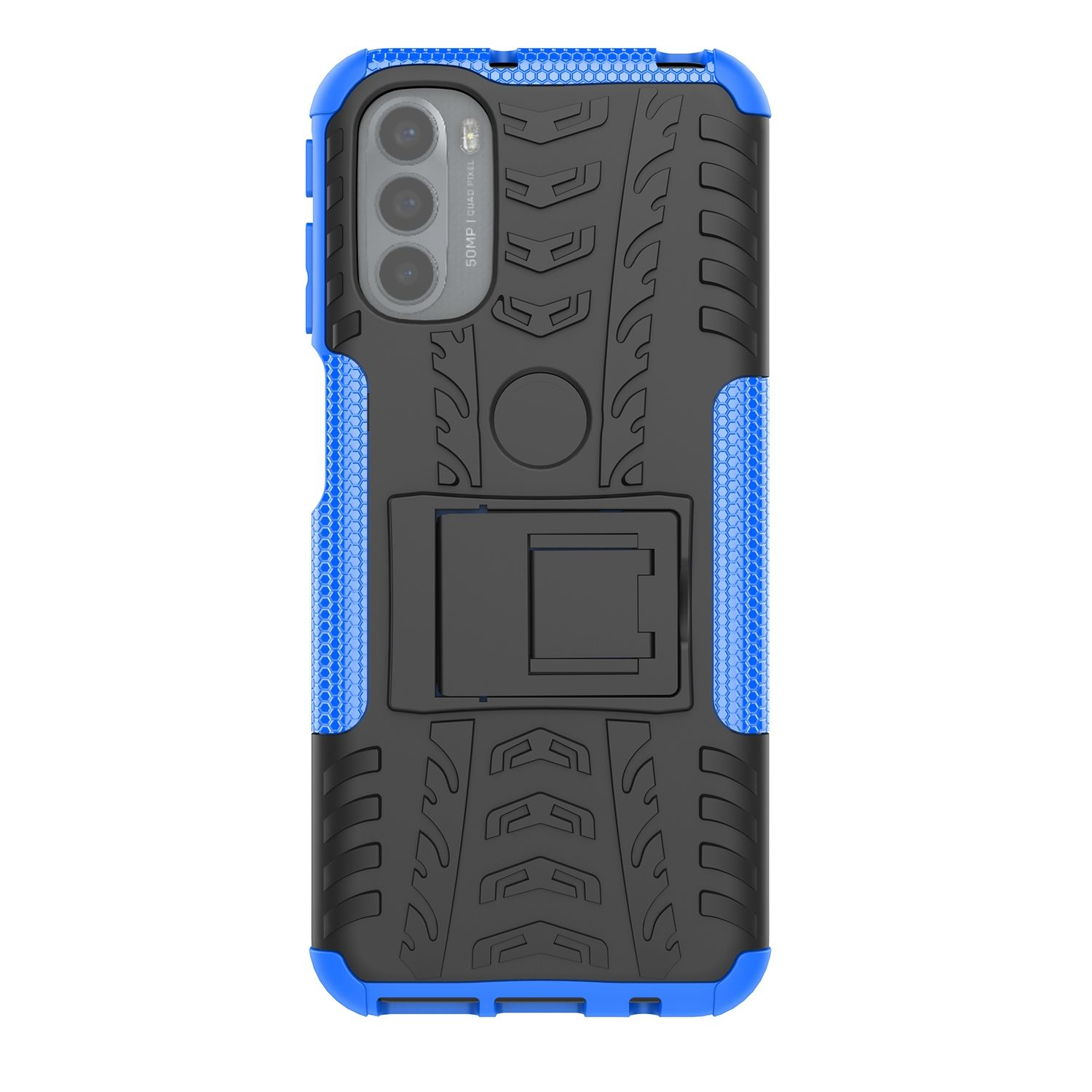 / G31 Case, Backcover, KÖNIG Blau G41, DESIGN Moto Motorola,