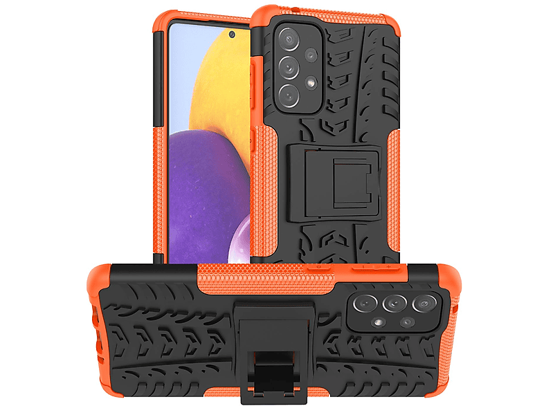 KÖNIG DESIGN Case, Backcover, Samsung, Galaxy A73 5G, Orange