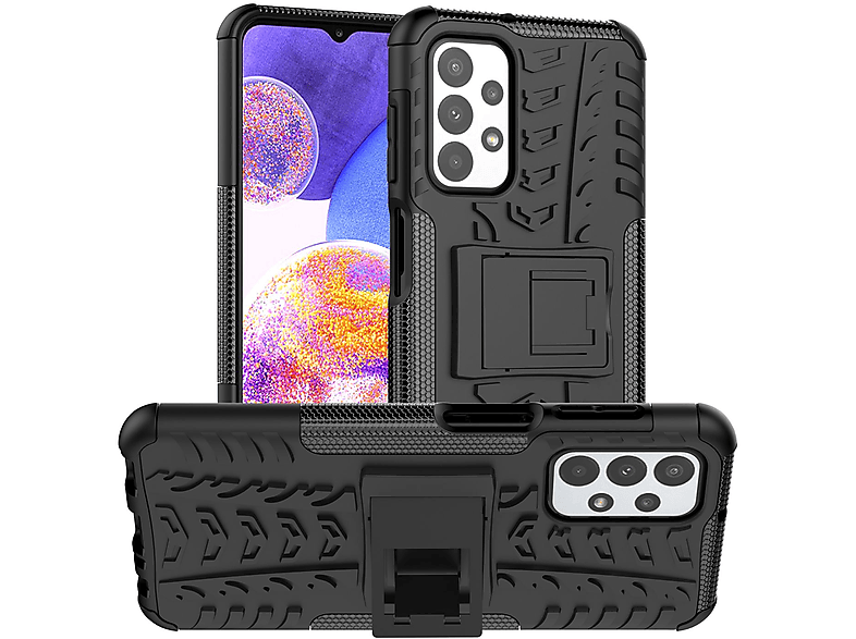 DESIGN Backcover, Samsung, Schwarz Case, A23, Galaxy KÖNIG