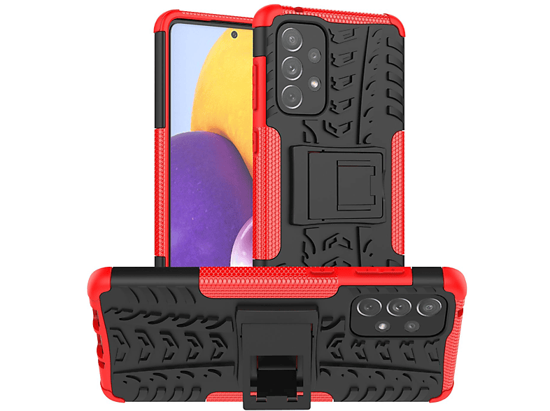 KÖNIG DESIGN Case, Backcover, Samsung, Galaxy A73 5G, Rot | Backcover
