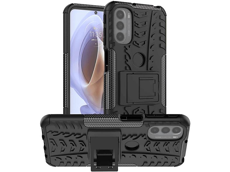 Backcover, KÖNIG Case, / G41, Motorola, DESIGN G31 Schwarz Moto