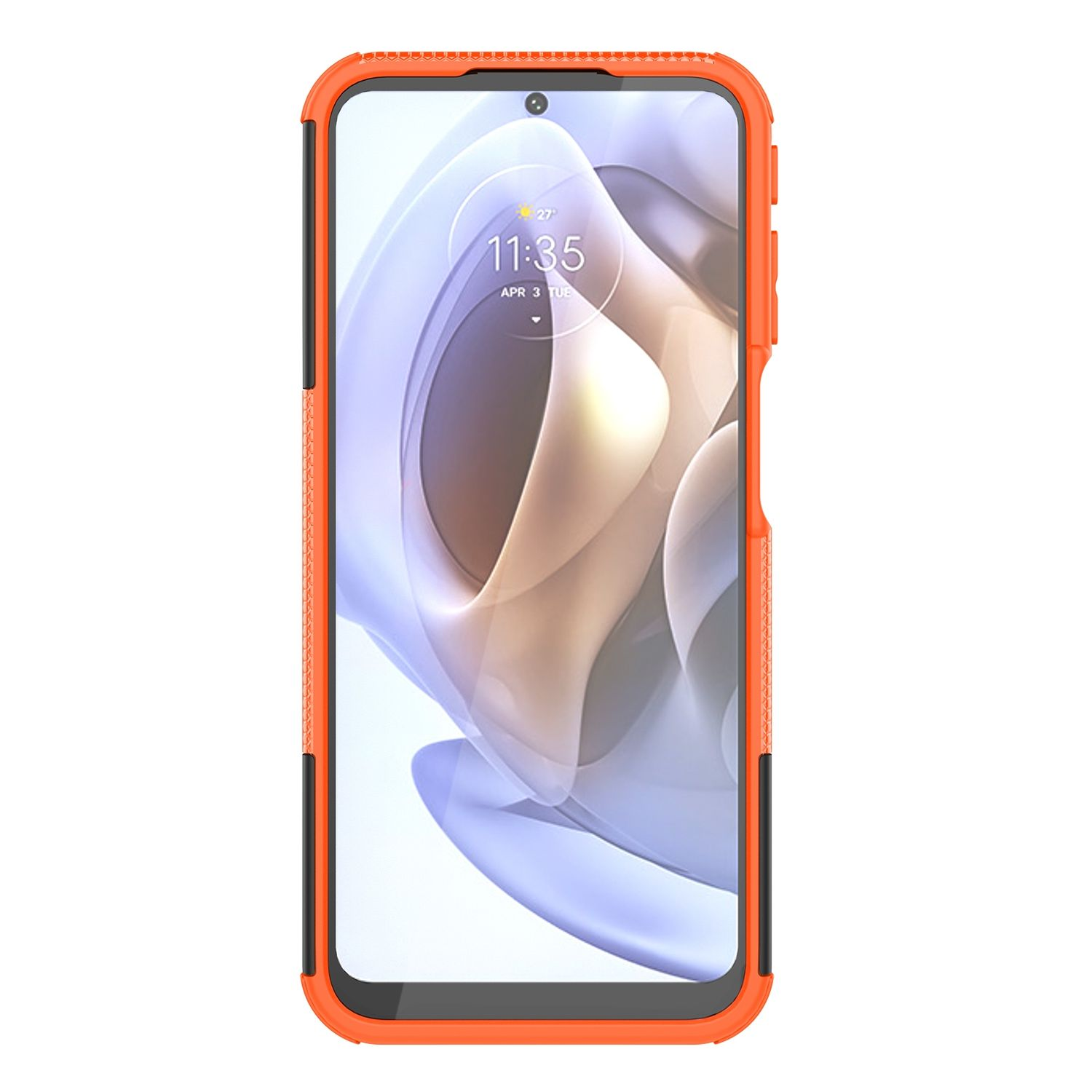 KÖNIG DESIGN Case, Backcover, Motorola, / G31 Orange Moto G41