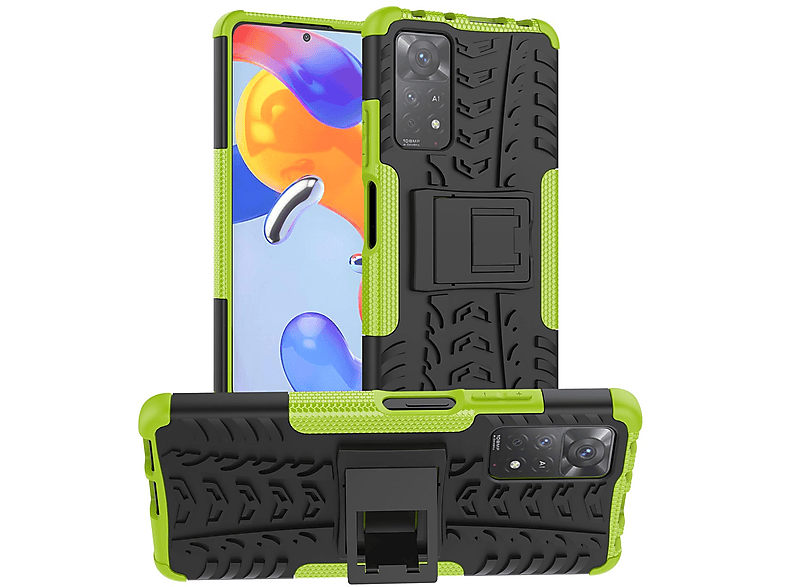 KÖNIG DESIGN Case, Backcover, Xiaomi, Pro Grün 5G, Note 11 Redmi