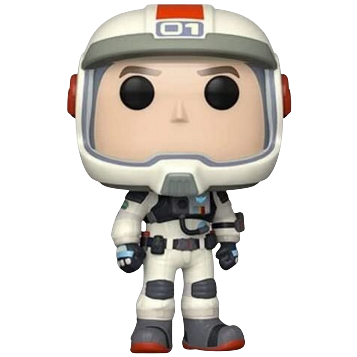 Una figura Funko Pop de Buzz Lightyear con traje de astronauta.