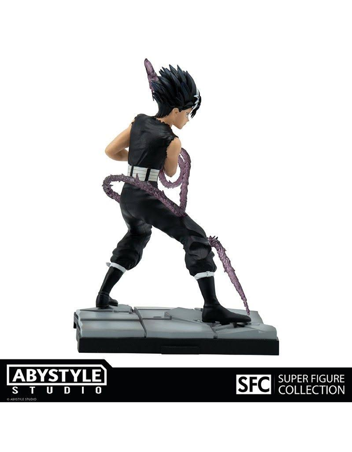 Anime-Figur einer Figur, die eine Peitsche hält. Die Figur befindet sich in einer Action-Pose.
