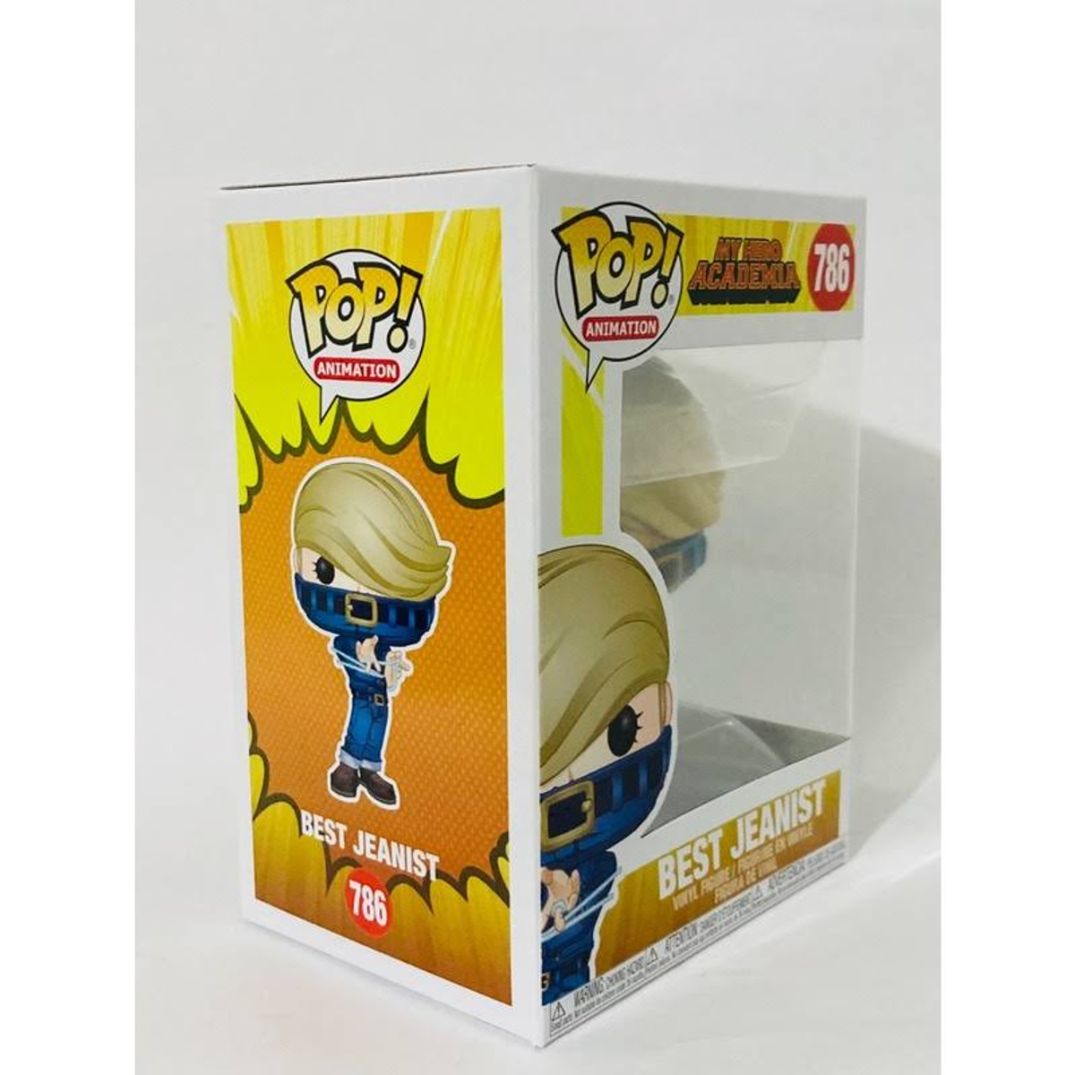 Funko Pop! My Hero Academia di Best Jeanist, in una scatola.