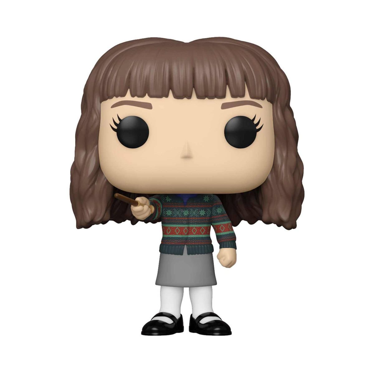 Figura Funko Pop di una ragazza dei cartoni animati con una bacchetta.
