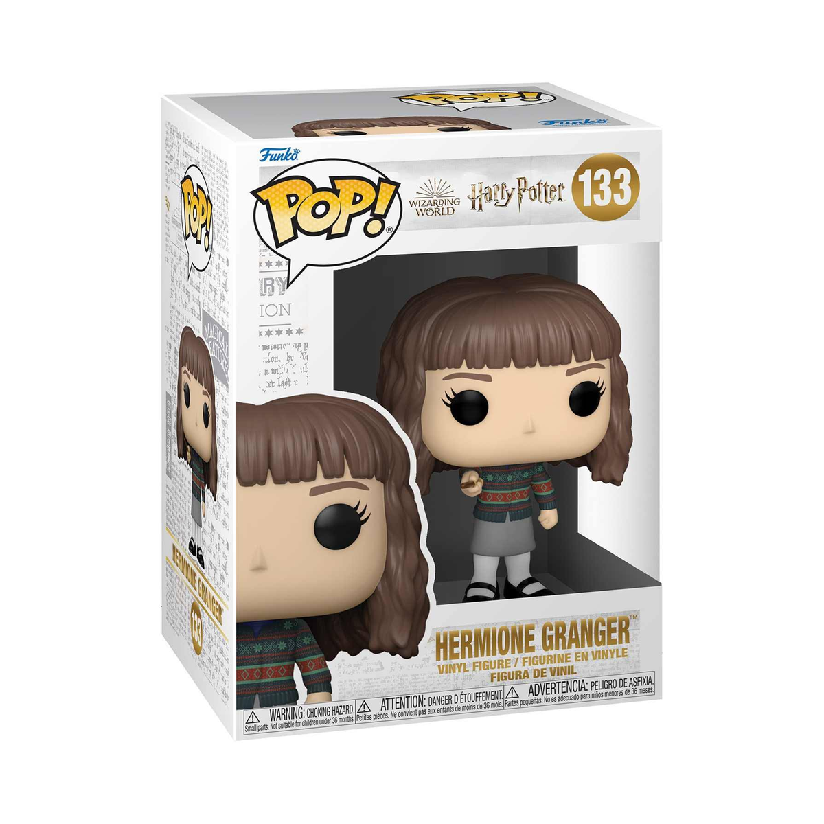 Figura Funko Pop di Hermione Granger da Harry Potter, in una scatola.
