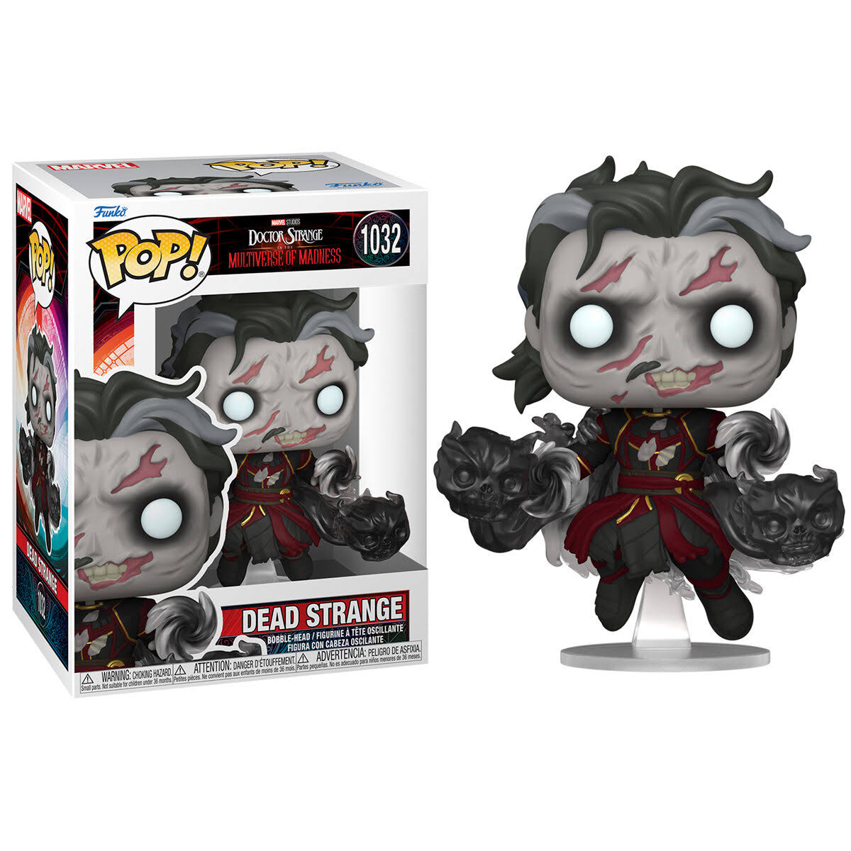 Figura Funko Pop di Dead Strange da Doctor Strange nel Multiverso della Follia.