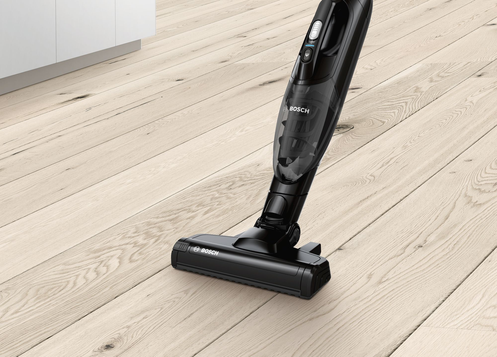 Aspirador escoba - BOSCH BBHF220, 38,7 W, Depósito 0,4 l, Autonomía 40 min, Negro