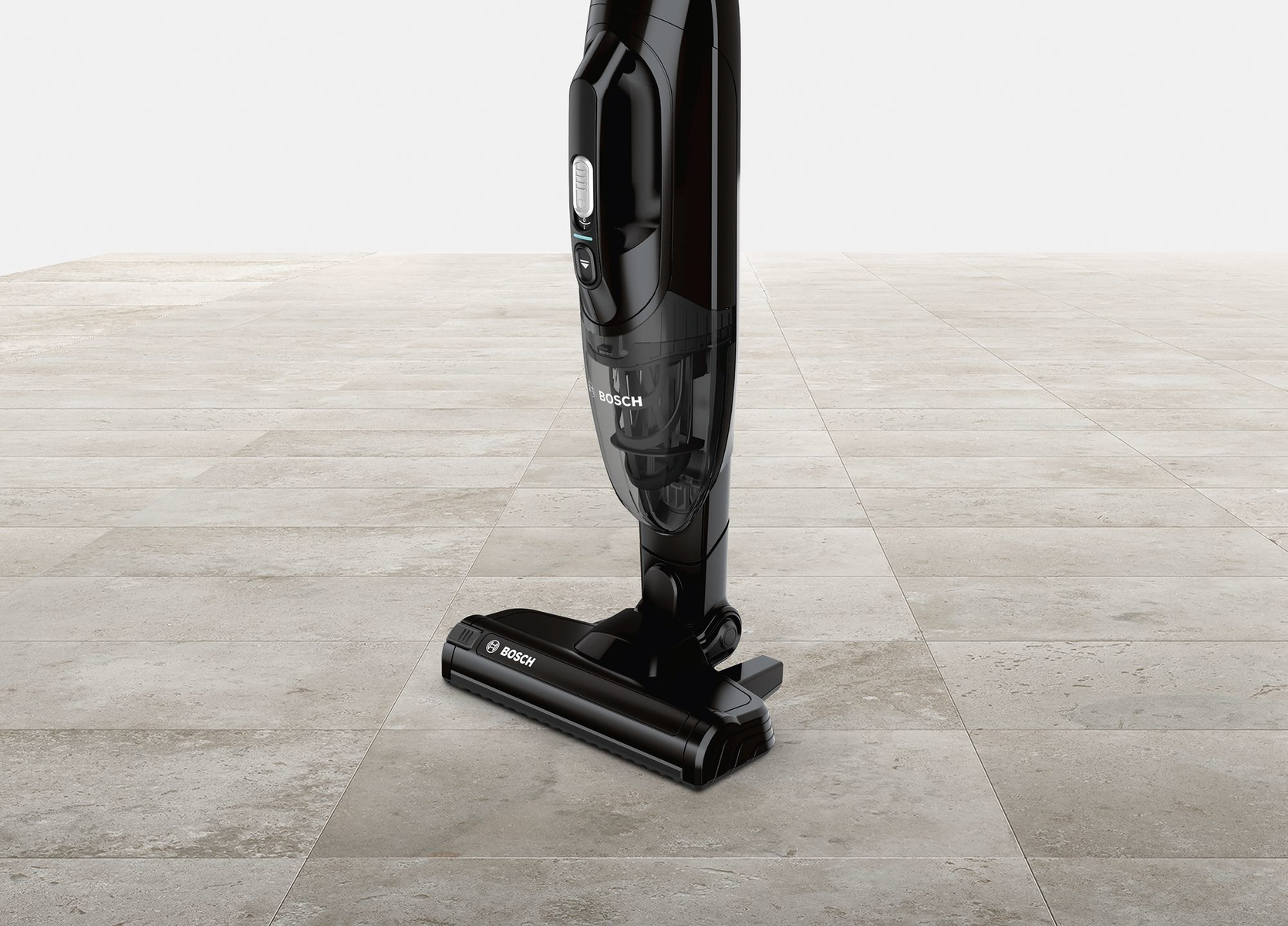 Aspirador escoba - BOSCH BBHF220, 38,7 W, Depósito 0,4 l, Autonomía 40 min, Negro