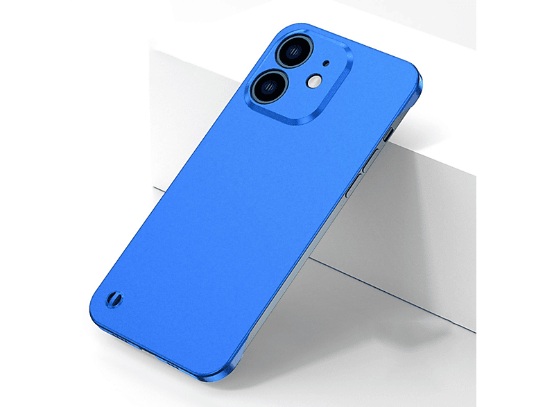 Backcover, iPhone Blau 12, Apple, DESIGN Case, KÖNIG