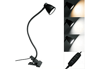 INF LED-Leselampe / Klemmlampe Dimmer 3000-6500K LED-Leselampe