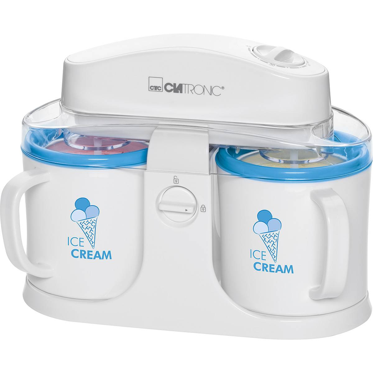 Heladera - ICM 3650 CLATRONIC, 12,5 W, Blanco/azul