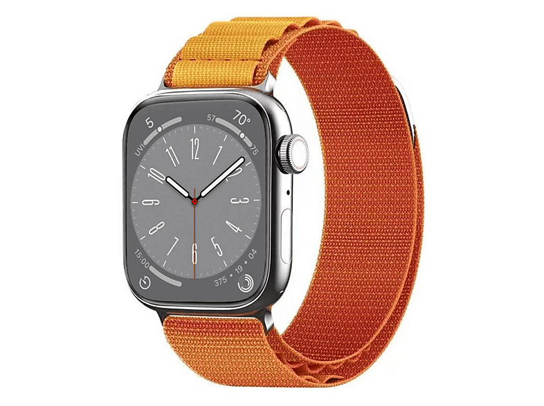 CASEONLINE Artic, Smartband, Apple, Watch 8 45mm, Orange | Smartwatch Armbänder