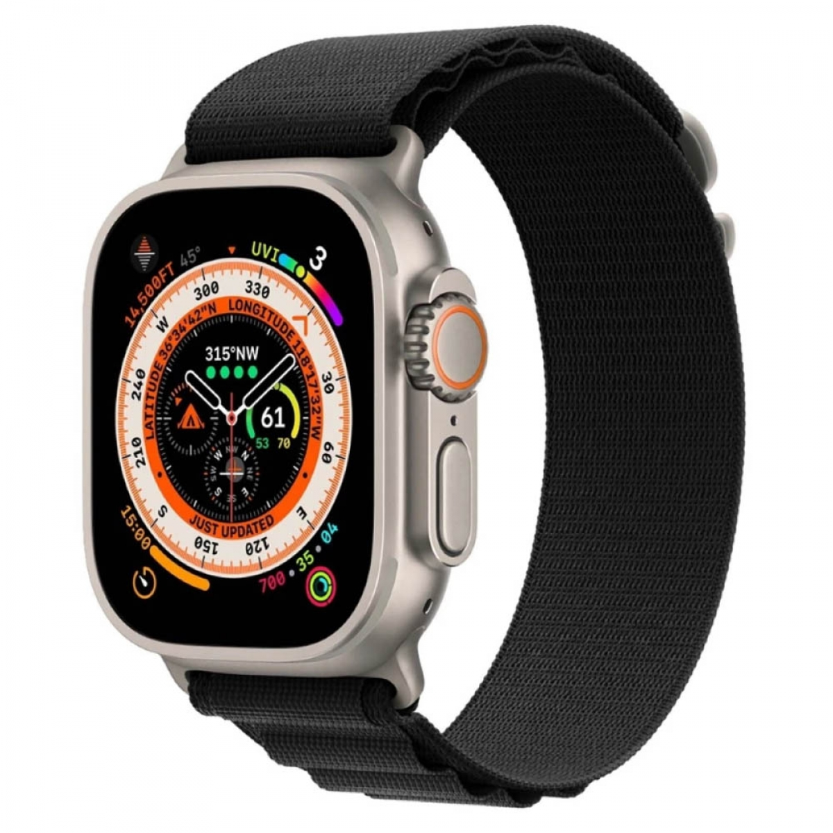 CASEONLINE Artic, Smartband, Ultra, Apple, Schwarz Watch