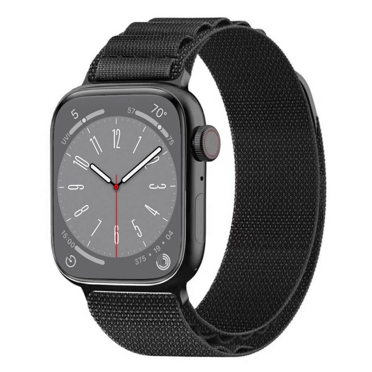 CASEONLINE Artic, Smartband, Apple, 8 Watch 41mm, Schwarz
