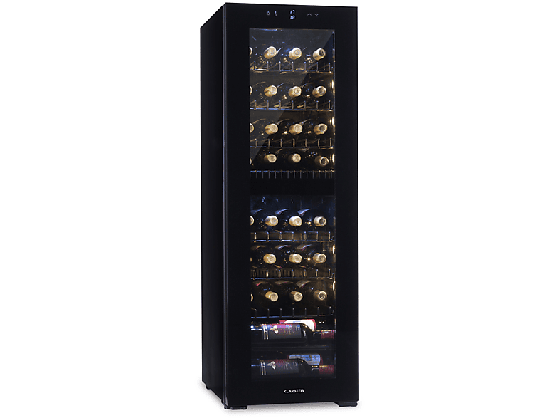 KLARSTEIN Bellevine deux 39 Weinkühlschrank (EEK G, Schwarz)