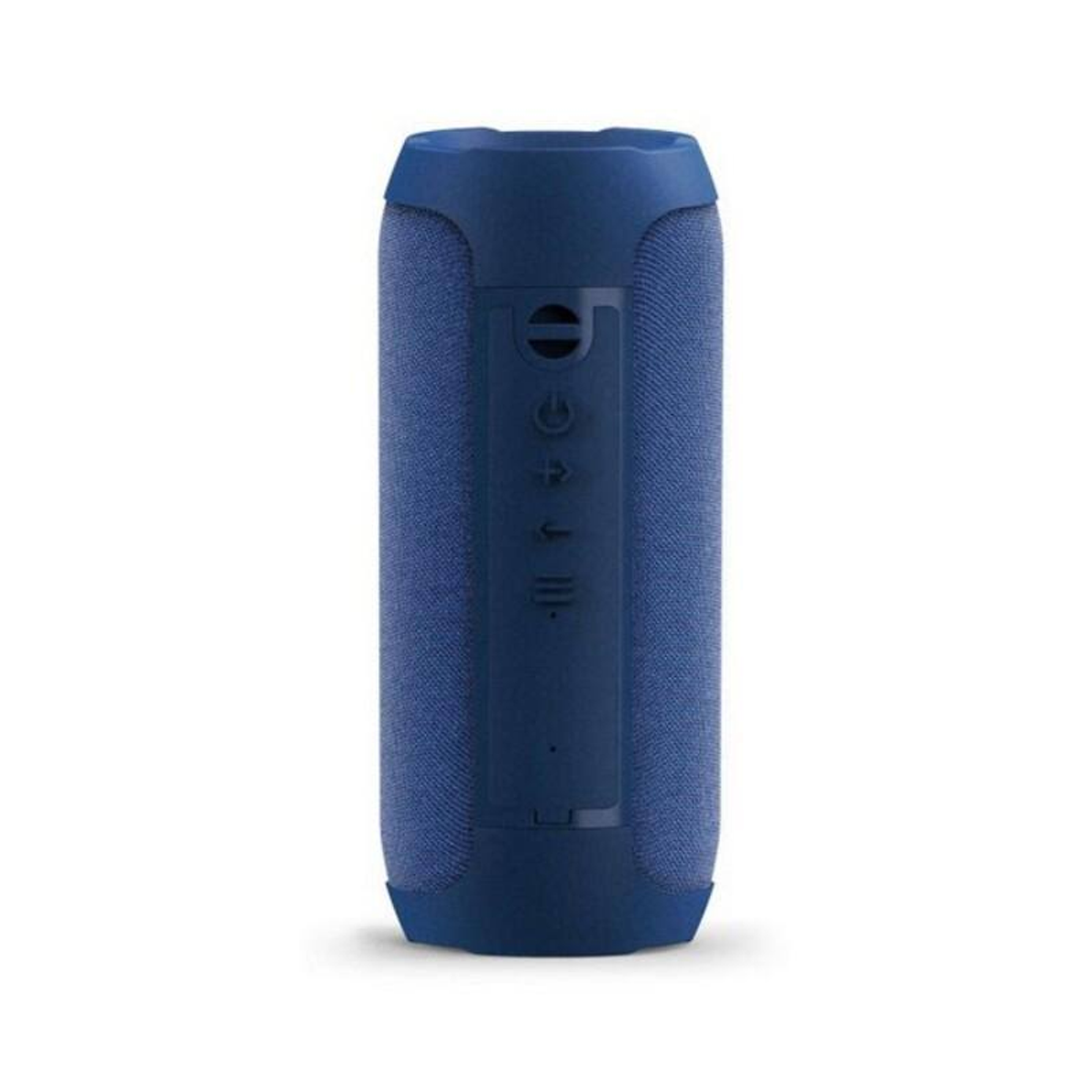 Altavoz portátil azul JBL Flip 6, aislado sobre blanco.