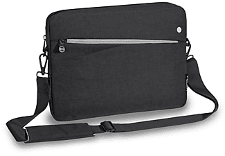 PEDEA "Fashion" 12,9 Zoll (32,8 cm) Tablettasche Umhängetasche für Universal Nylon, Schwarz