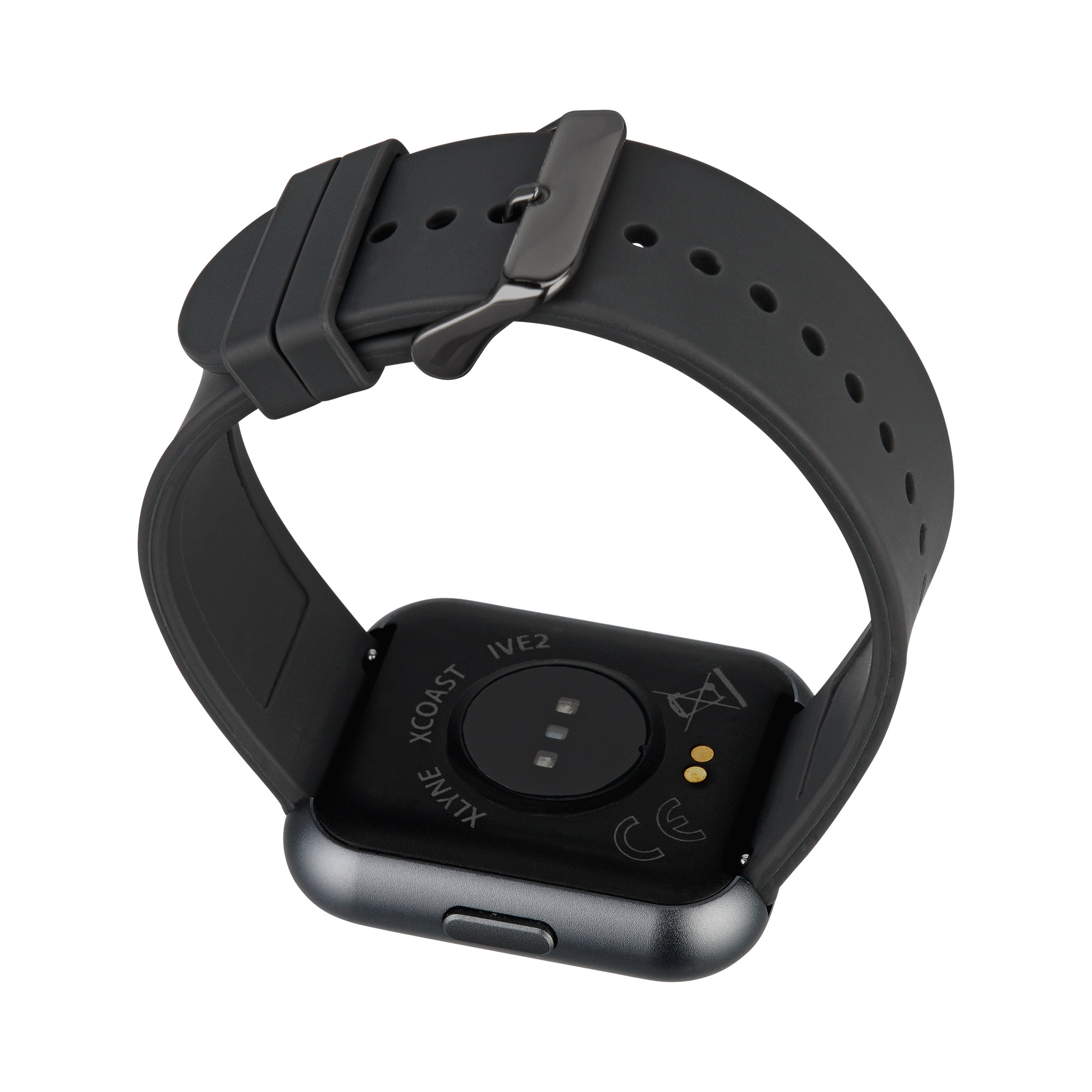 XCOAST galvanisiertes 20.8 - Smartwatch 2 Metall Silikon, ANTHRAZIT ANTHRAZIT cm, IVE