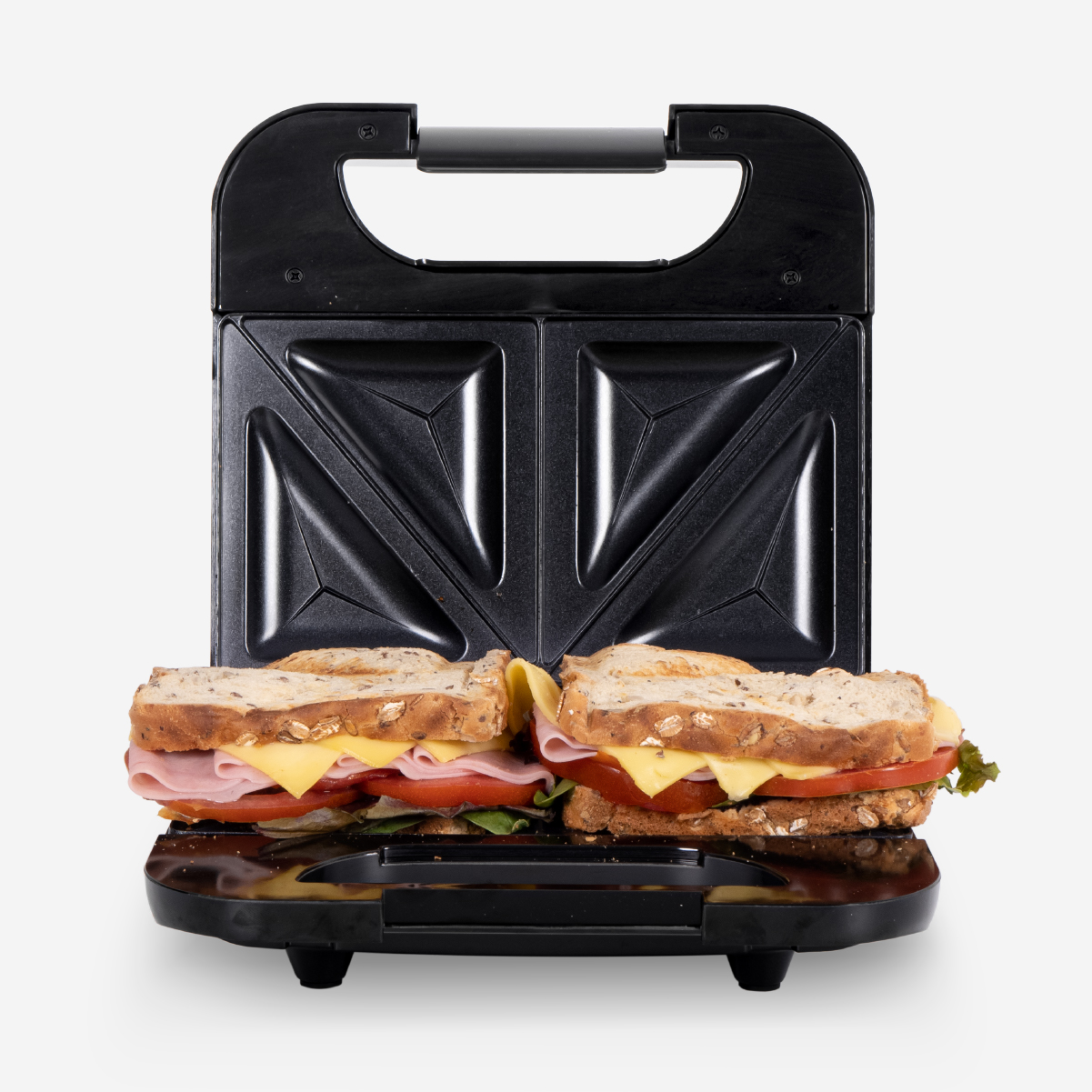 Sandwichera - SPICY GRILL 5007X UNIVERSALBLUE, Acero Inoxidable y Negro