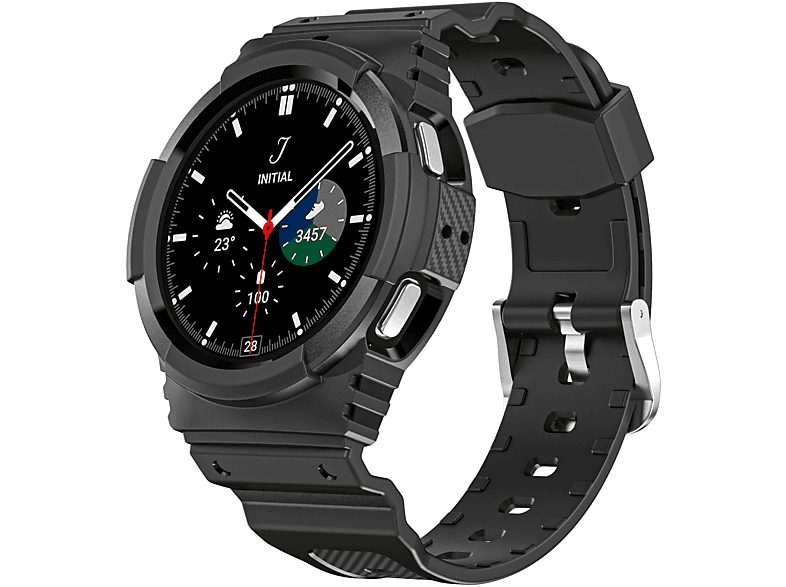 INF Uhrenarmband, Ersatzarmband, Samsung, schwarz Watch Gen, 4/5 Galaxy