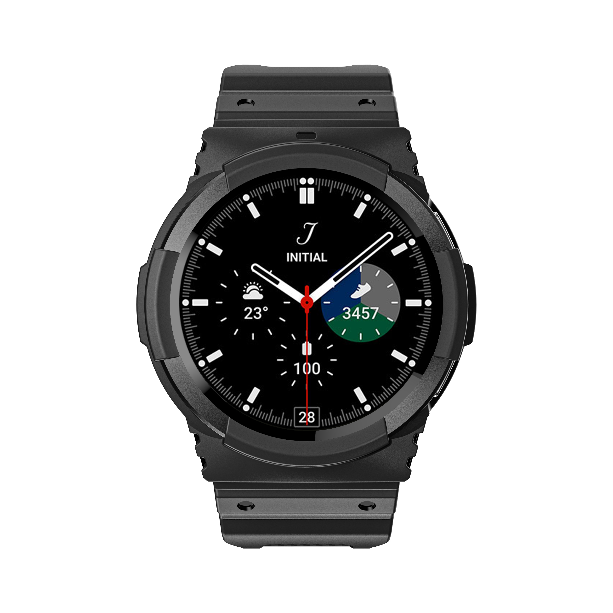 INF Uhrenarmband, Ersatzarmband, Samsung, Galaxy schwarz Watch Gen, 4/5