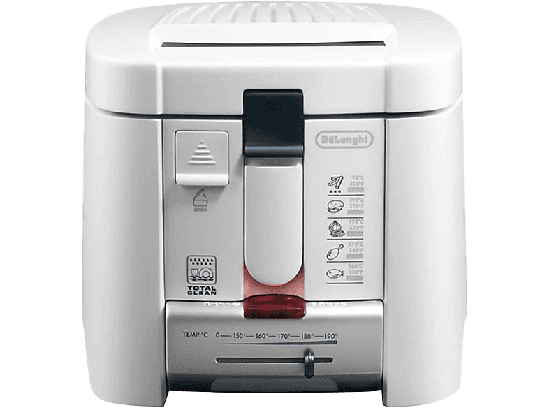 DE LONGHI F13235 Total Clean Fritteuse 1200 Watt weiß SATURN