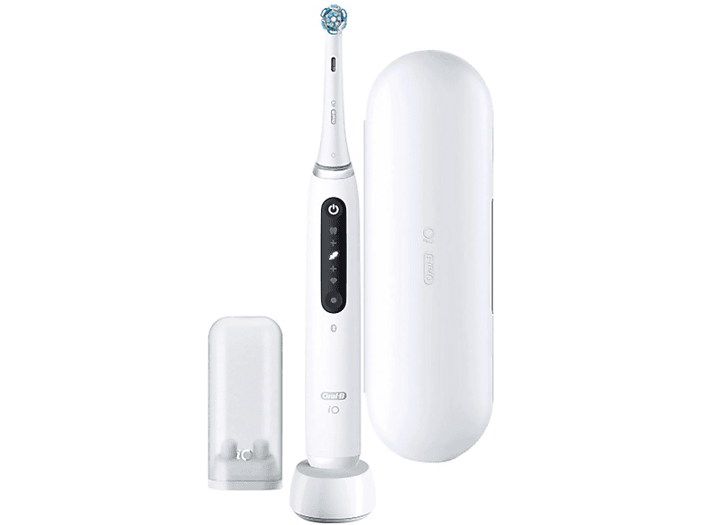 Cepillo eléctrico  Oral-B iO 4S, 4 Modos de cepillado, Control de presión,  Estuche De Viaje, Diseñado Por Braun, Negro