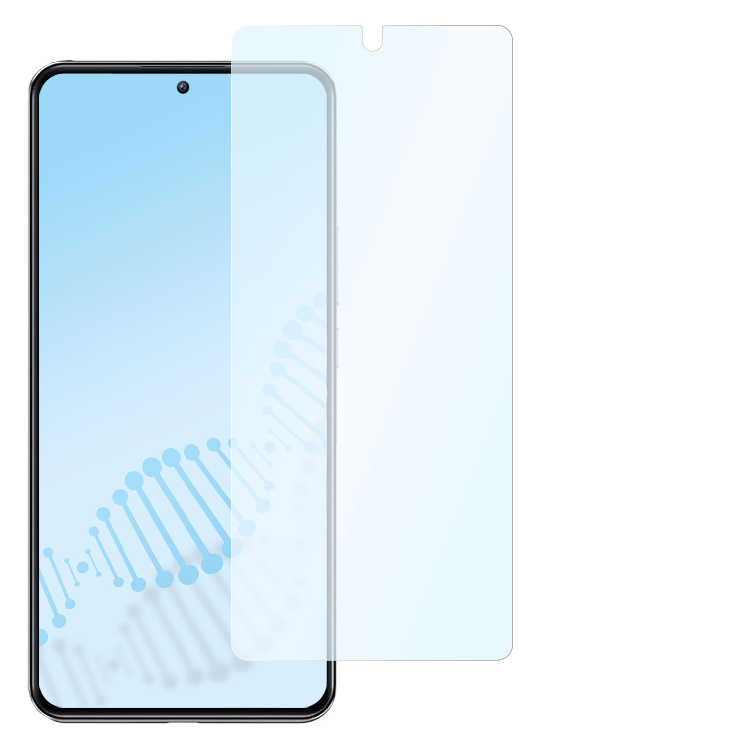 12T | Xiaomi 5G) SLABO Pro flexibles 12T 5G antibakteriell Hybridglas Displayschutz(für