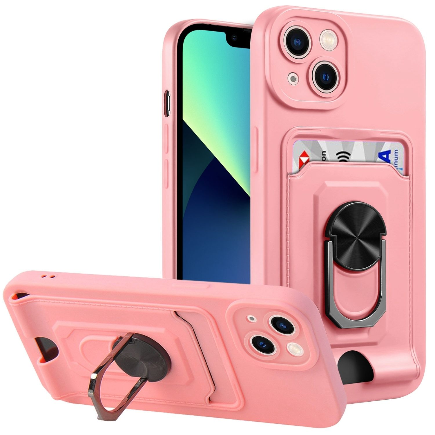 KÖNIG DESIGN Case, Backcover, Plus, Apple, 14 Rosa iPhone