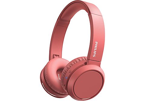 Auriculares inalámbricos  - TAH4205RD/00 PHILIPS, Supraaurales, Bluetooth, Rojo