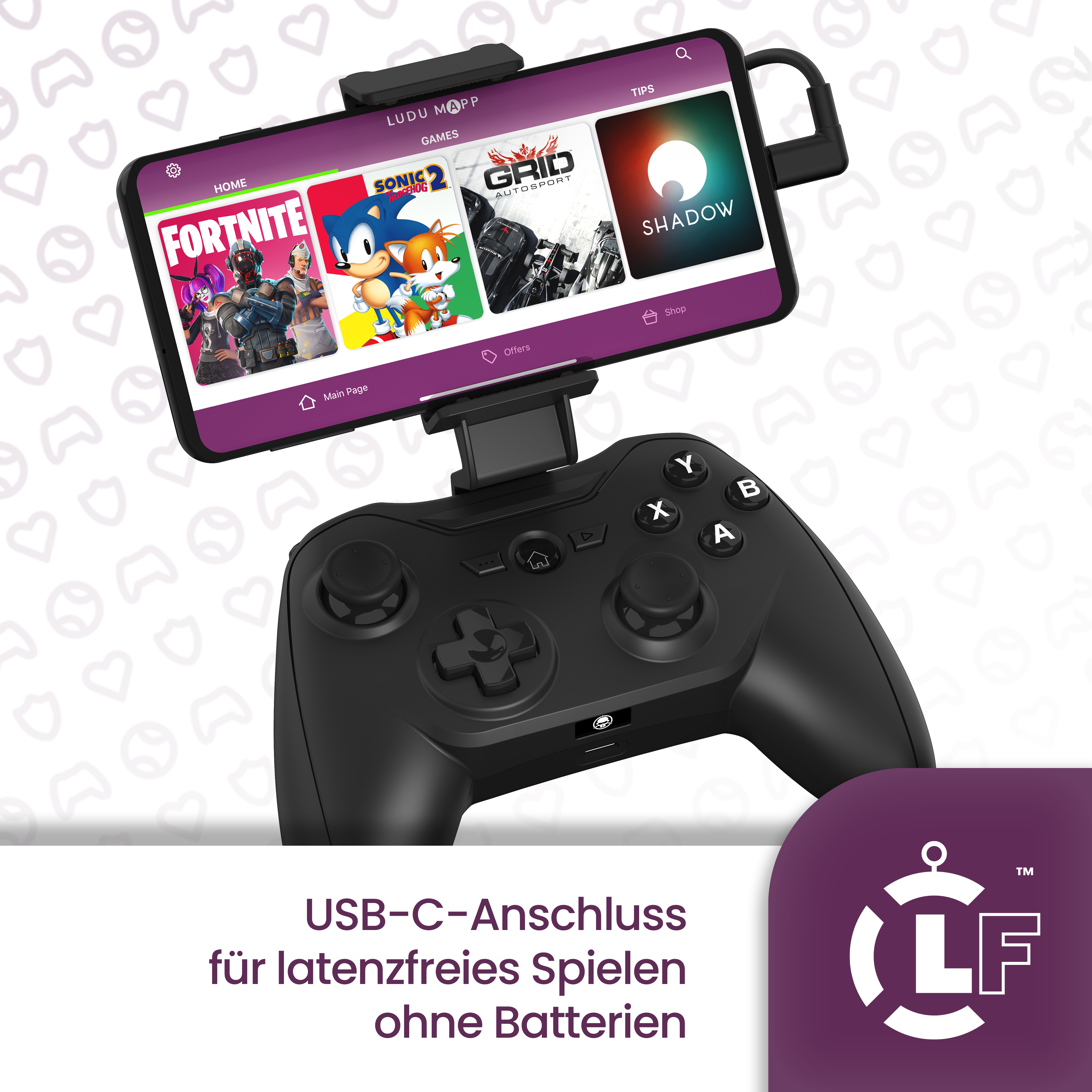 RIOTPWR Rotor Riot Android Controller Schwarz