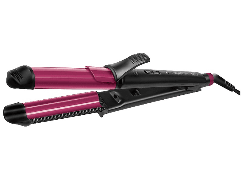 Plancha de pelo - CF4512 ROWENTA, Negro y Rosa