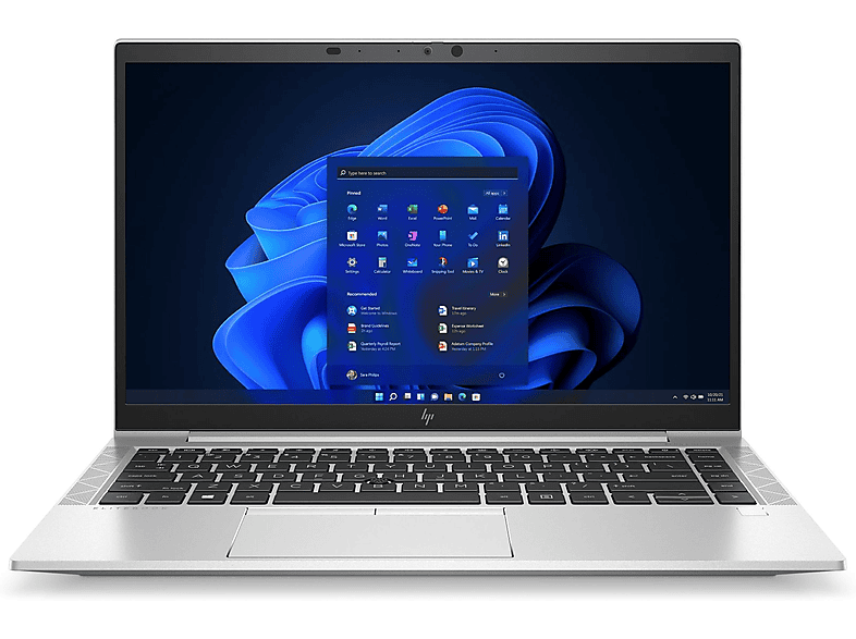 HP EliteBook 840 Aero G8, Notebook mit 14 Zoll Display, Intel®, 16 GB RAM, 1000 GB SSD, Intel Iris Xe Graphics, Silber | Notebooks