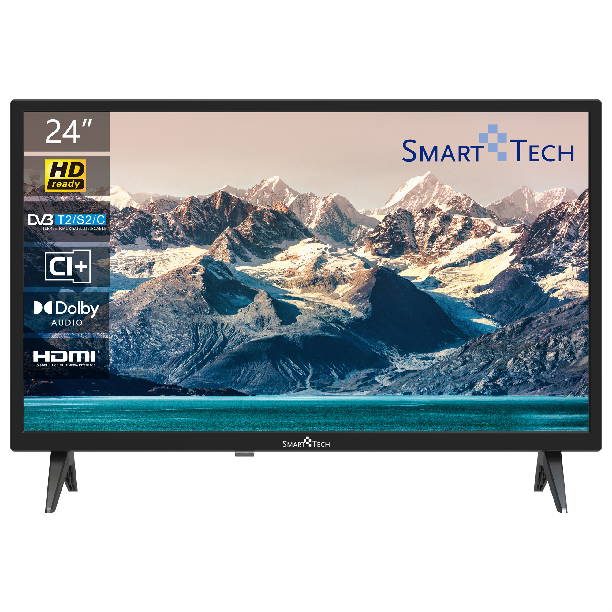SMART 24 TV 24 HD) / Zoll 24HN10T2 TECH cm, (Flat, Zoll Smart TV Non 60 LED