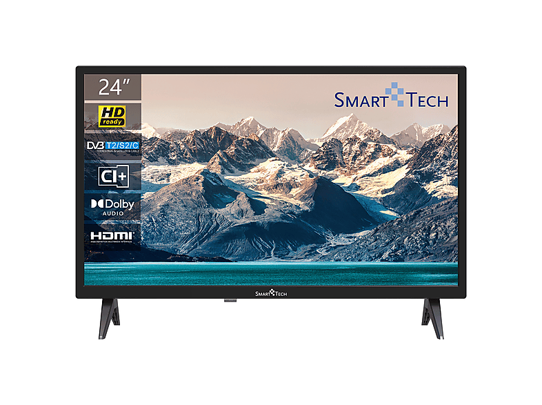 SMART TECH Zoll 24 Non LED cm, (Flat, TV Zoll / 24 Smart 24HN10T2 HD) TV 60