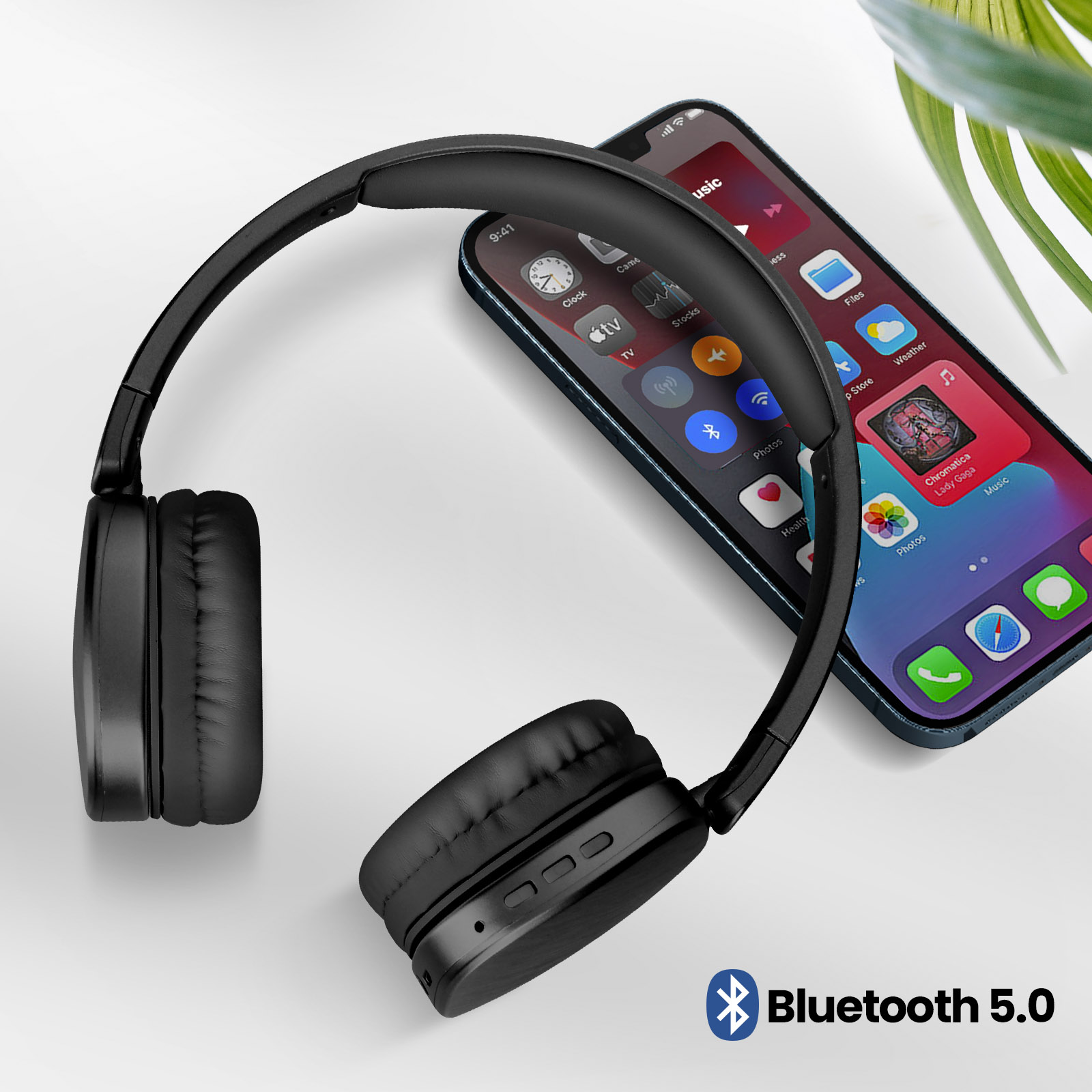 Schwarz BE23, Over-ear Bluetooth Kopfhörer COFI