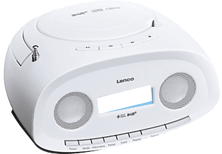 LENCO SCD-69WH Portables DAB+ Radio, DAB+,FM, DAB+, FM, White